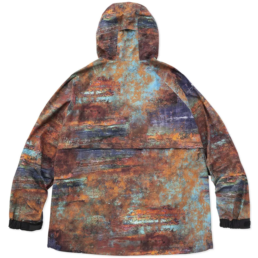 AND WANDER  Pertexprinted Rain Jacket Multi