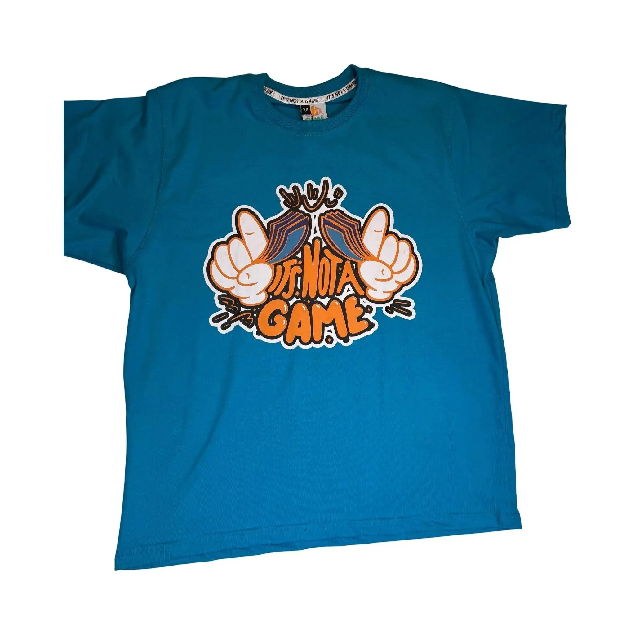 Baby Blue Custom Graphic Tees for Men