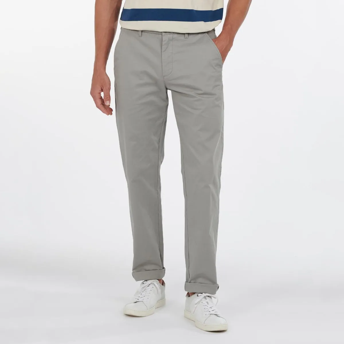 Barbour Neuston Essential Men's Chinos | Stone