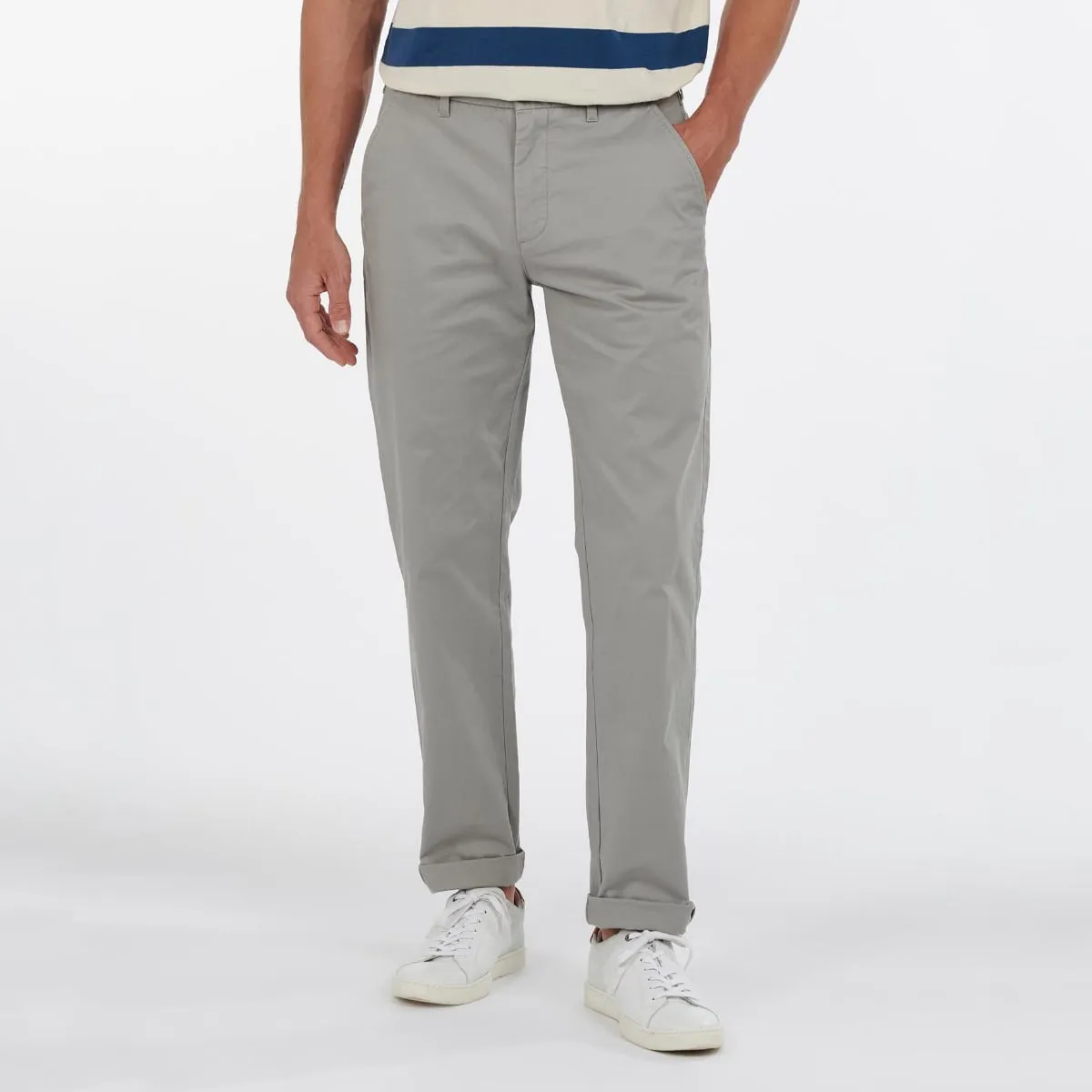Barbour Neuston Essential Men's Chinos | Stone
