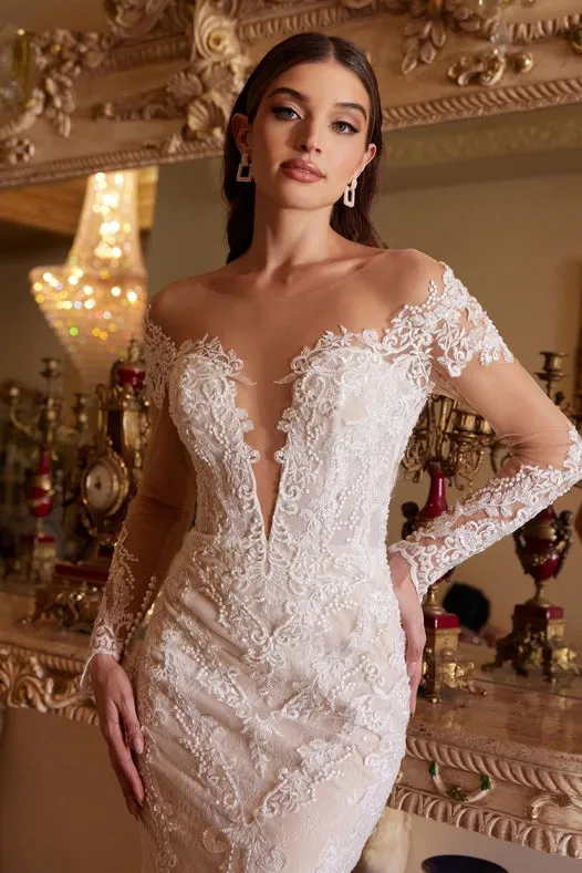 Bohemian Lace Mermaid Gown