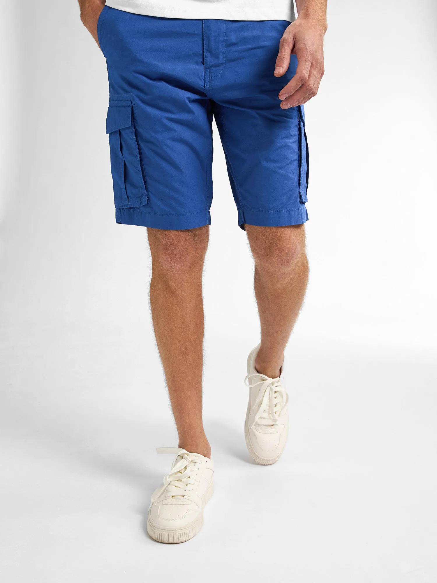 Cargo Shorts with Belt Azure