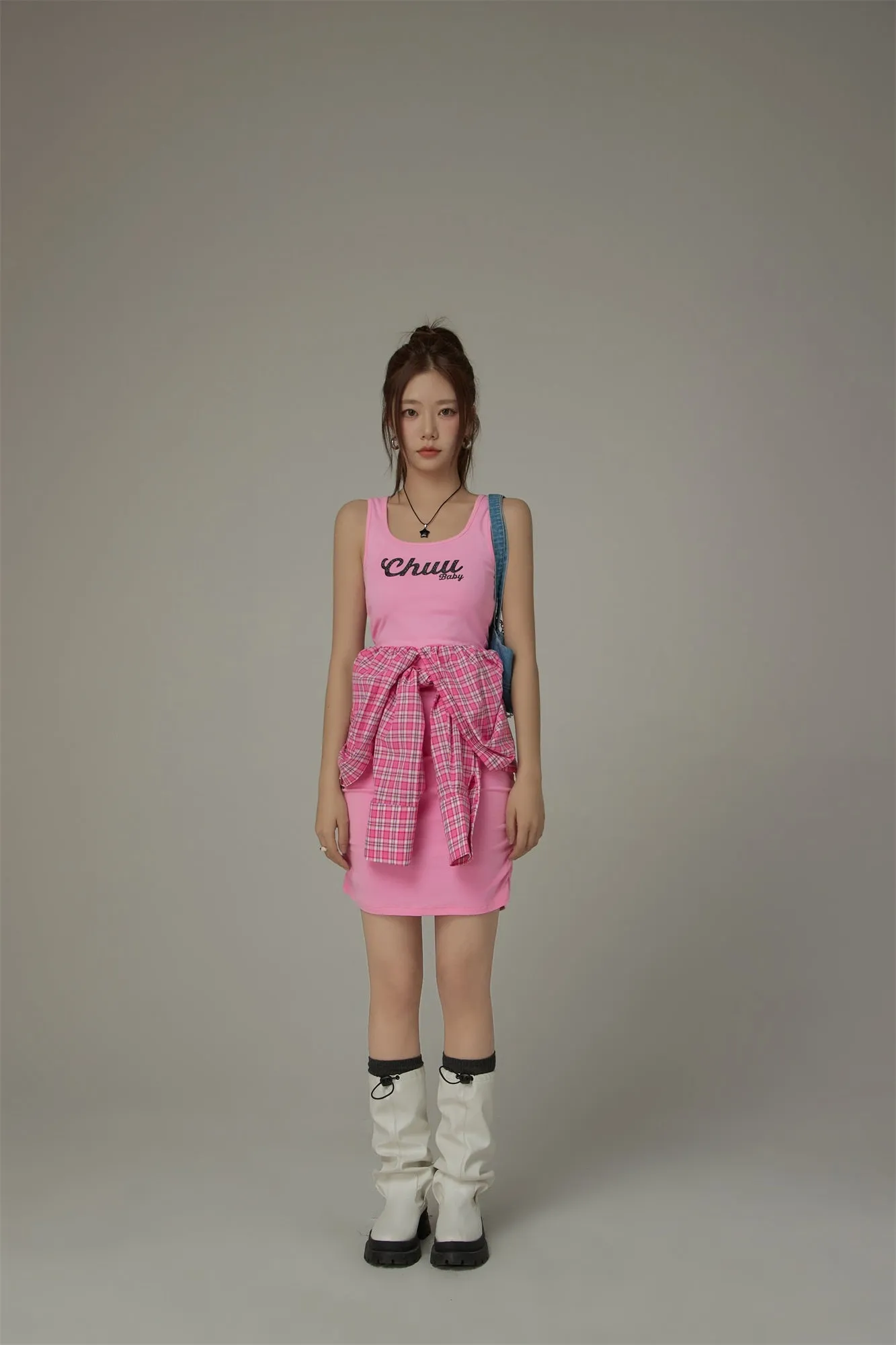 Check Shirt Dress