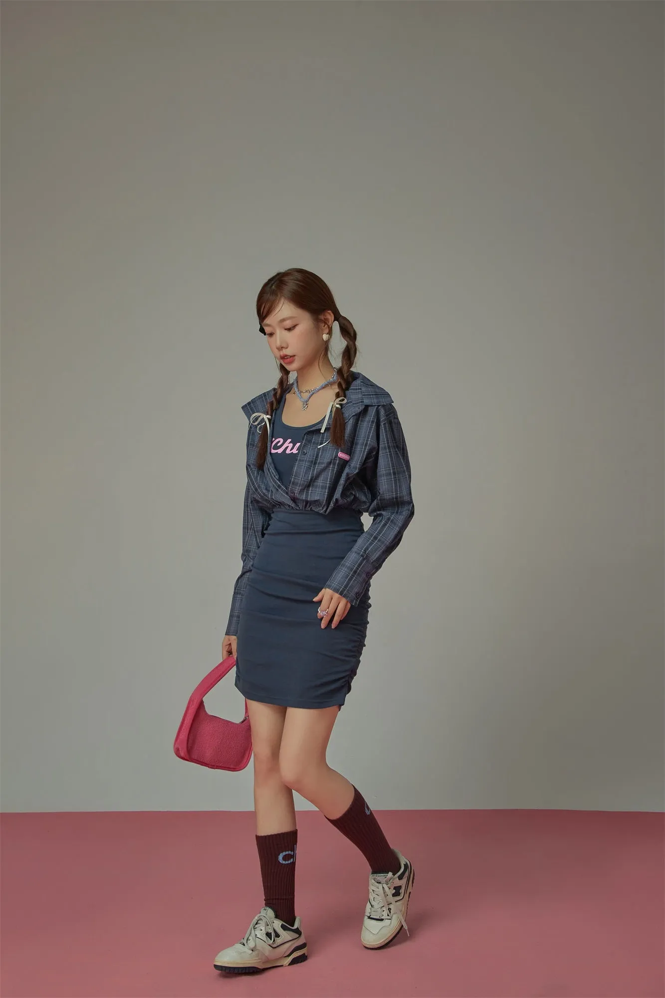 Check Shirt Dress