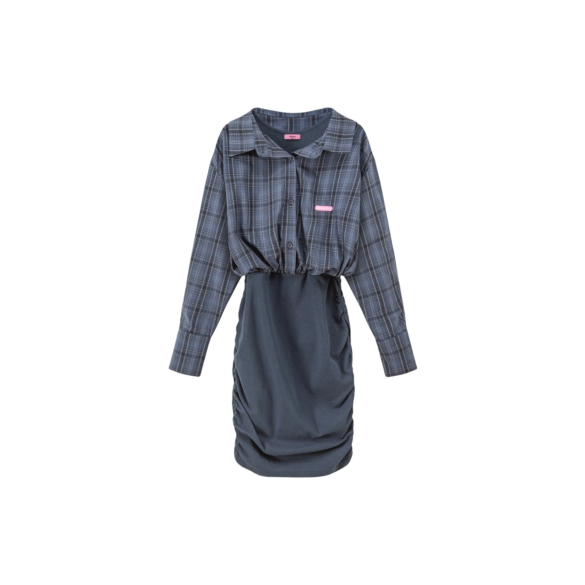 Check Shirt Dress