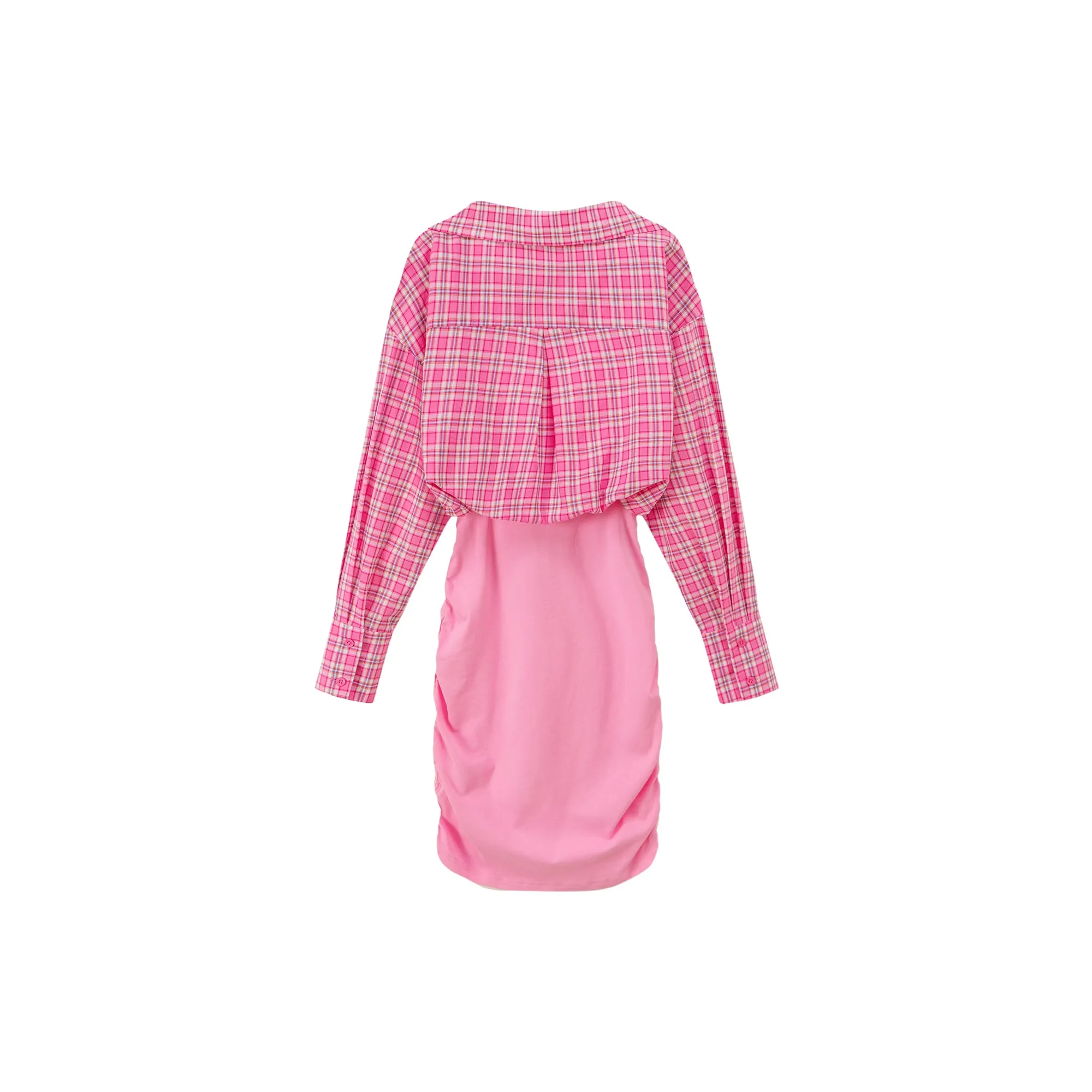 Check Shirt Dress