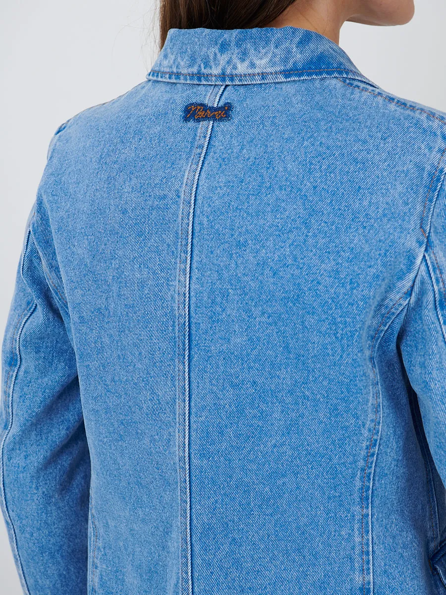 Denim Jacket in Colbolt