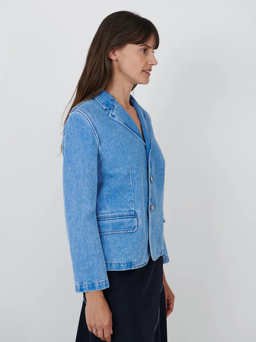 Denim Jacket in Colbolt