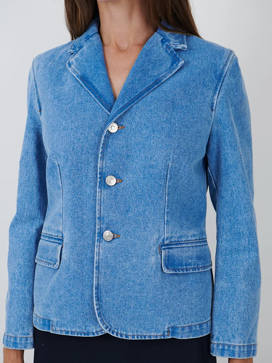 Denim Jacket in Colbolt