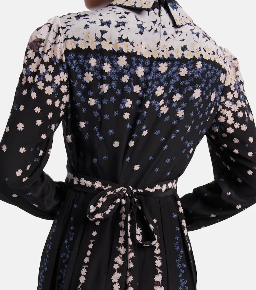 Erdem Fabiola silk shirt dress