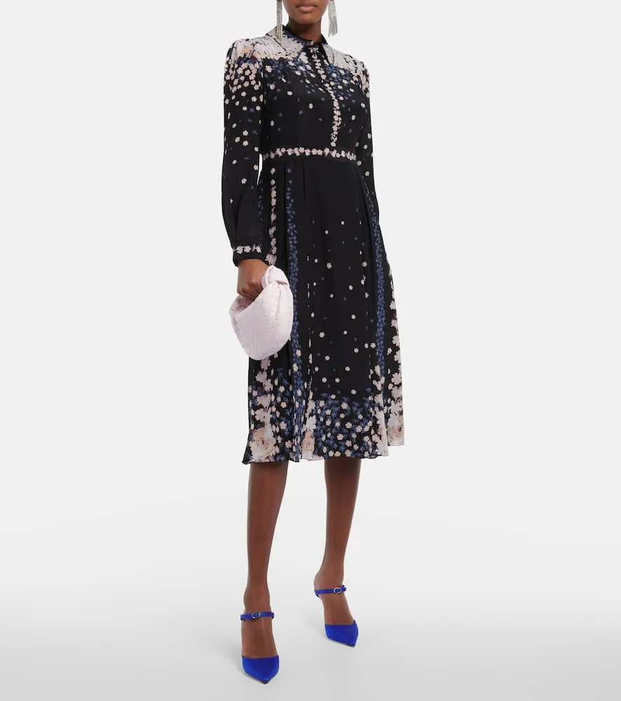 Erdem Fabiola silk shirt dress
