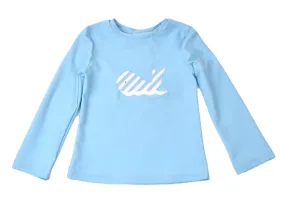 Funtasia Too Boys Blue Rash Guard Shirt - Striped Whale