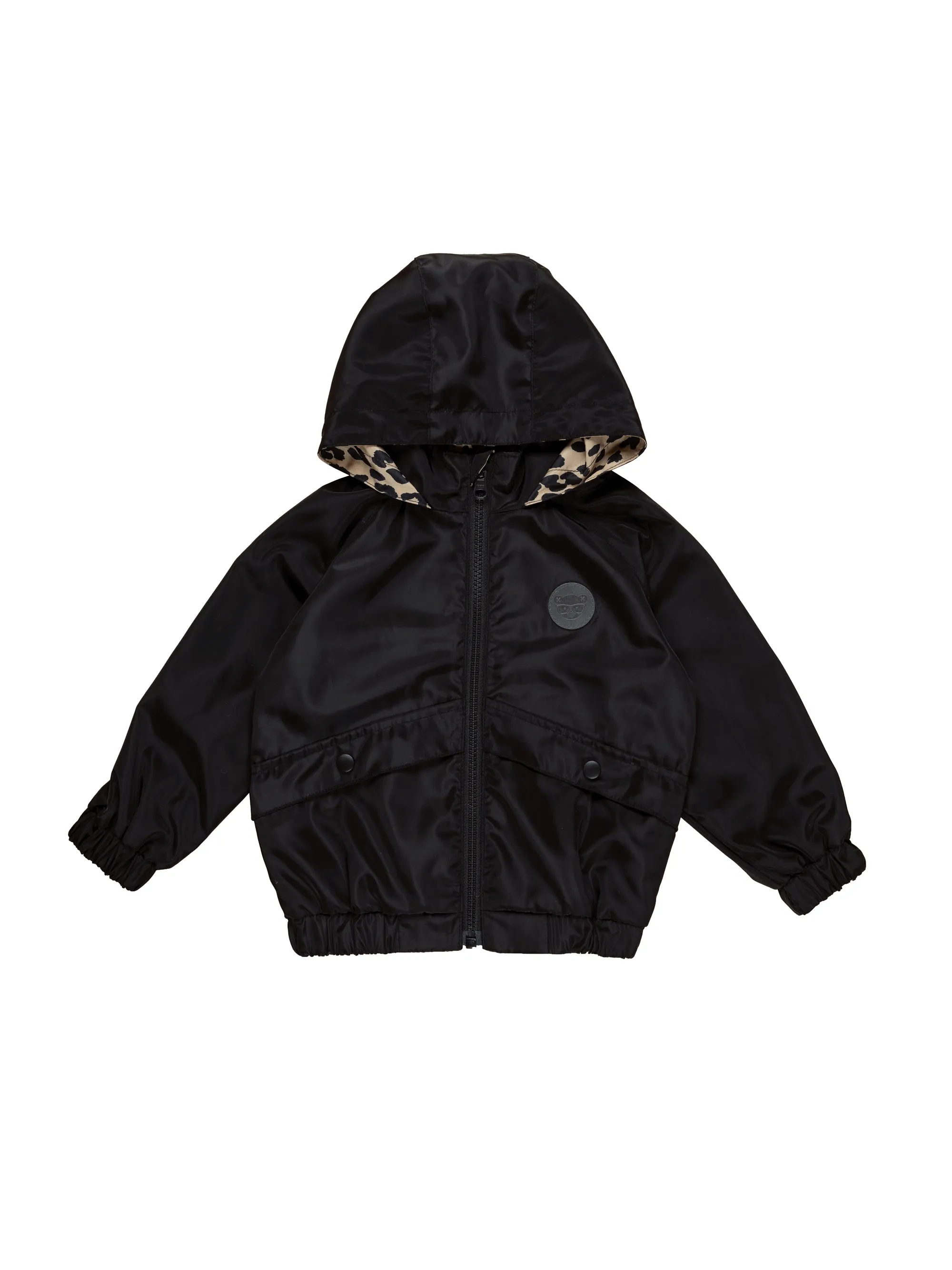 Huxbaby Leopard Reversible Rain Jacket