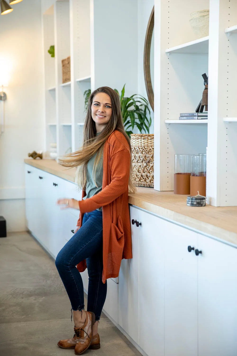 Kristi Cardigan - Rust