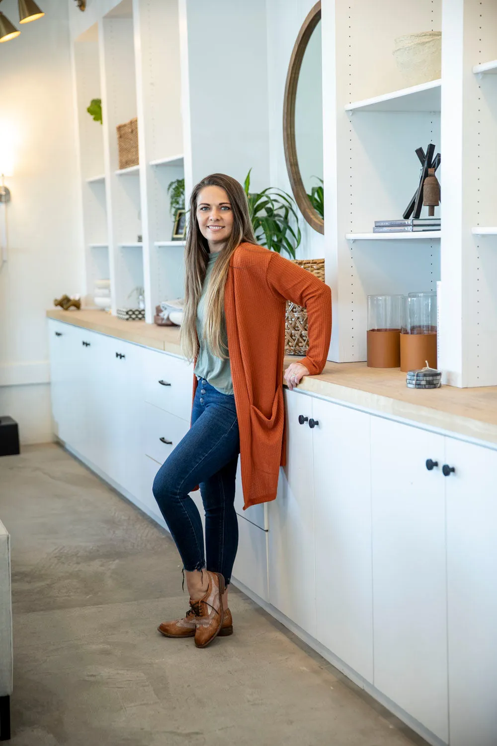Kristi Cardigan - Rust