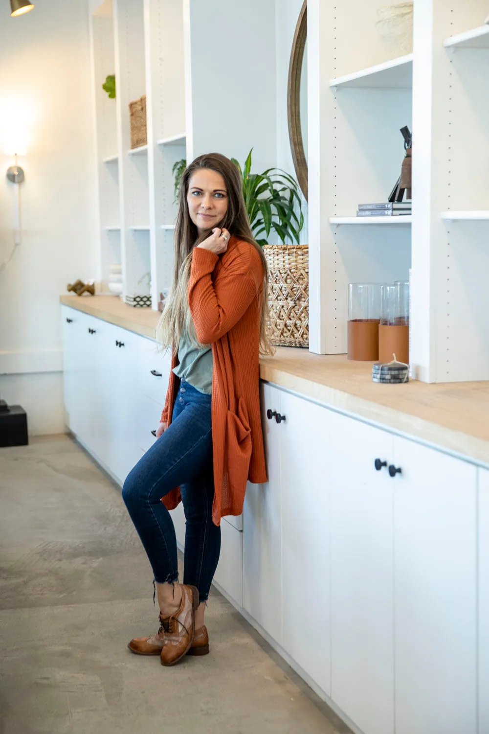 Kristi Cardigan - Rust