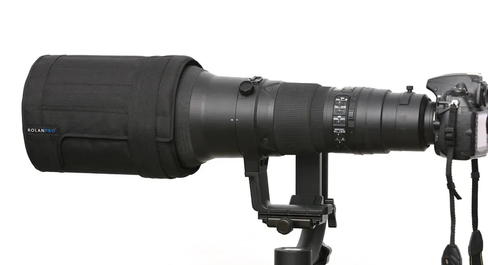 ROLANPRO Lens Hood Telephoto Lens Folding Hood for Canon Nikon Sigma Tamron 400mm f/2.8, 600mm f/4, 800mm f/5.6 SLR  (L)