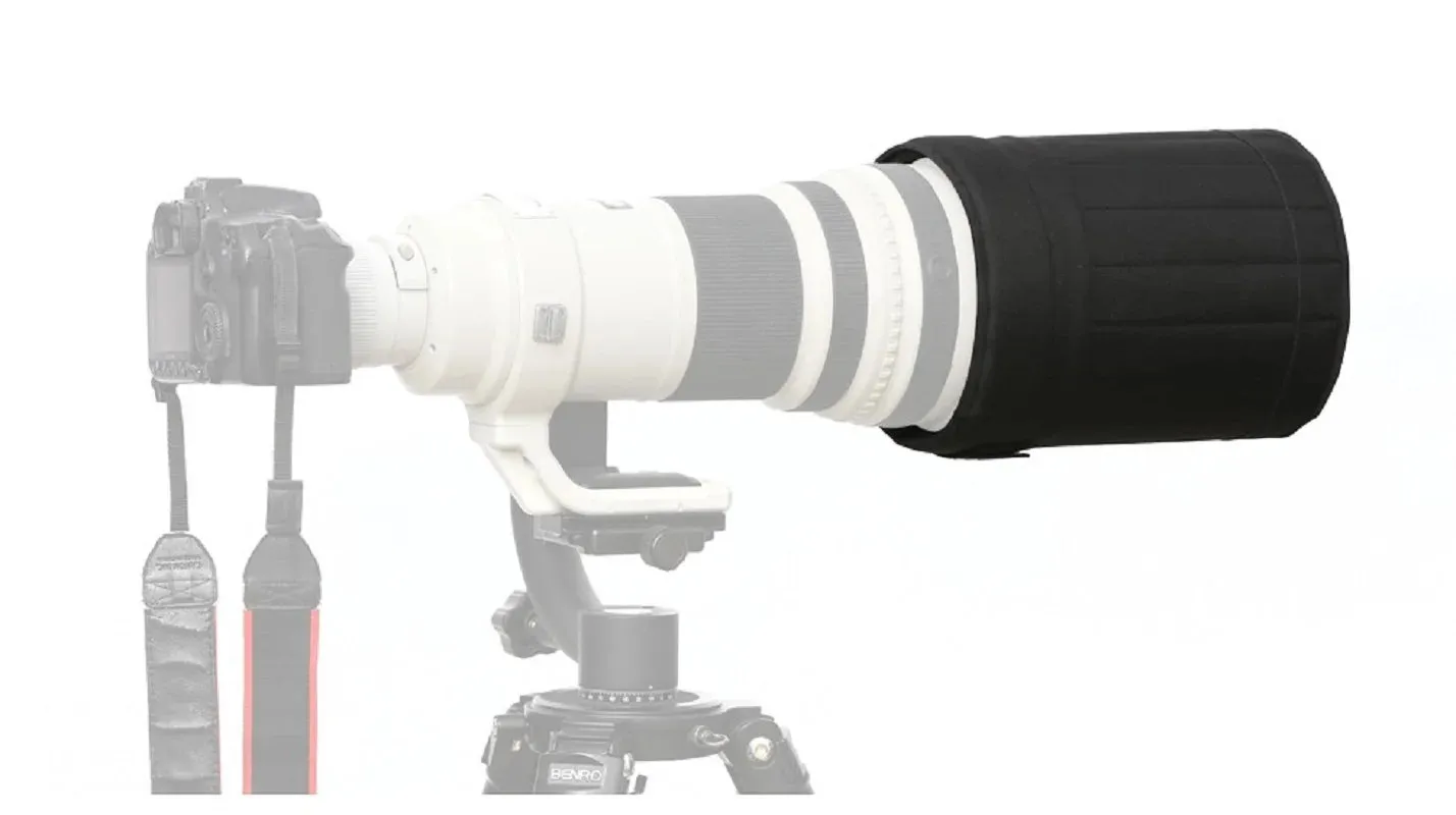 ROLANPRO Lens Hood Telephoto Lens Folding Hood for Canon Nikon Sigma Tamron 400mm f/2.8, 600mm f/4, 800mm f/5.6 SLR  (L)