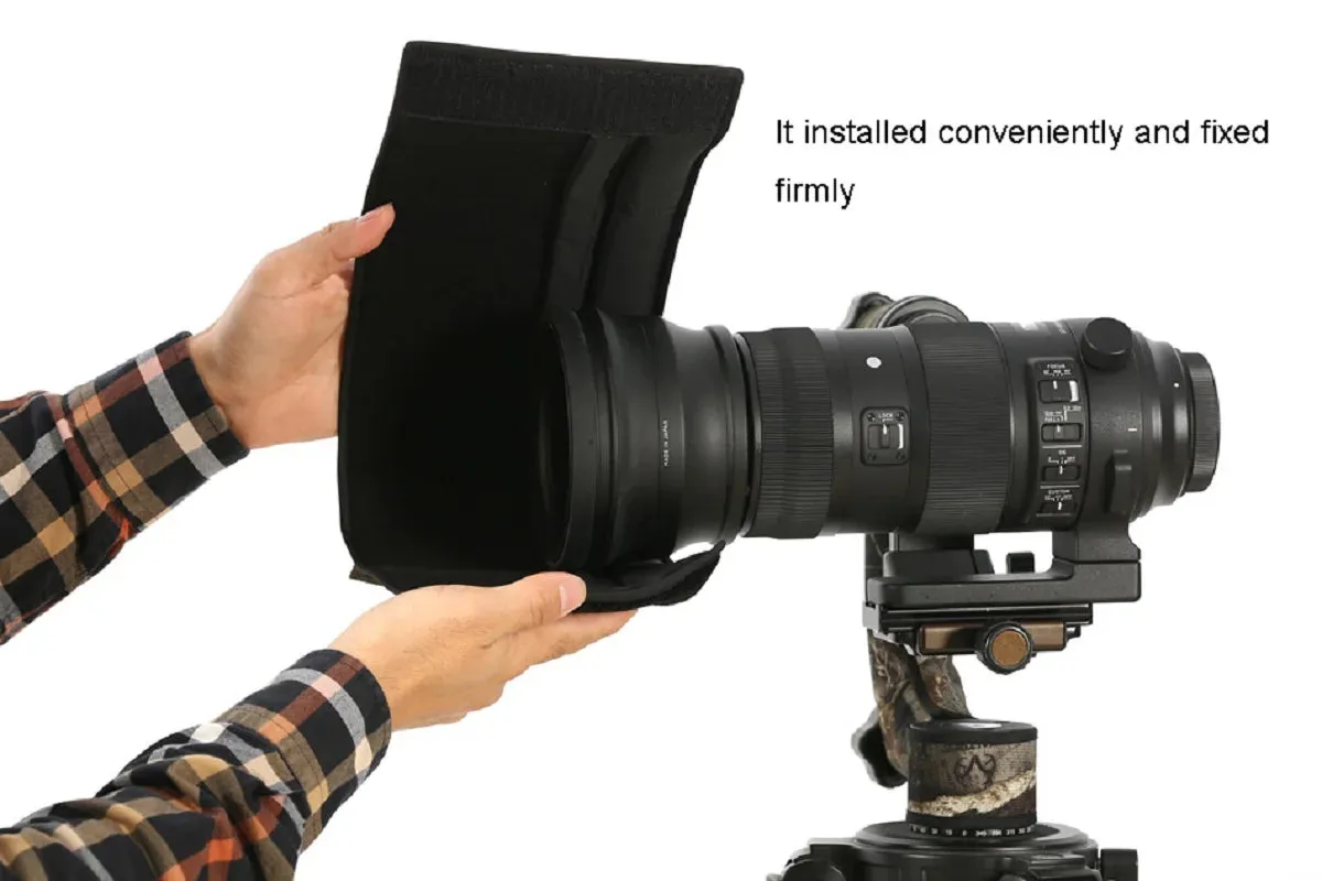 ROLANPRO Waterproof Telephoto Lens Folding Hood for Sigma 60-600mm Sports and Sigma 150-600mm F/5-6.3 DG OS HSM Sports Hood