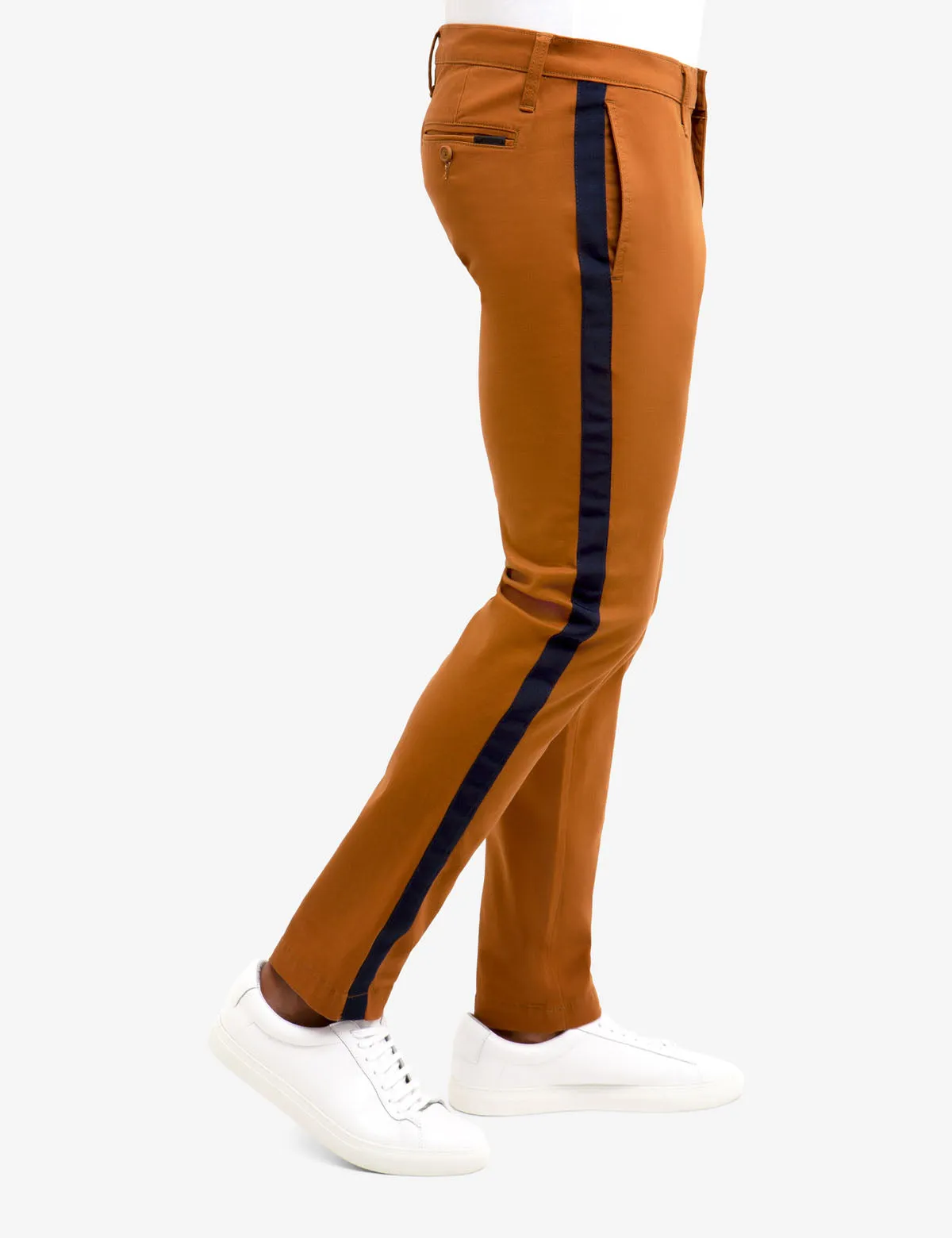 SKINNY SIDE TAPE CHINOS