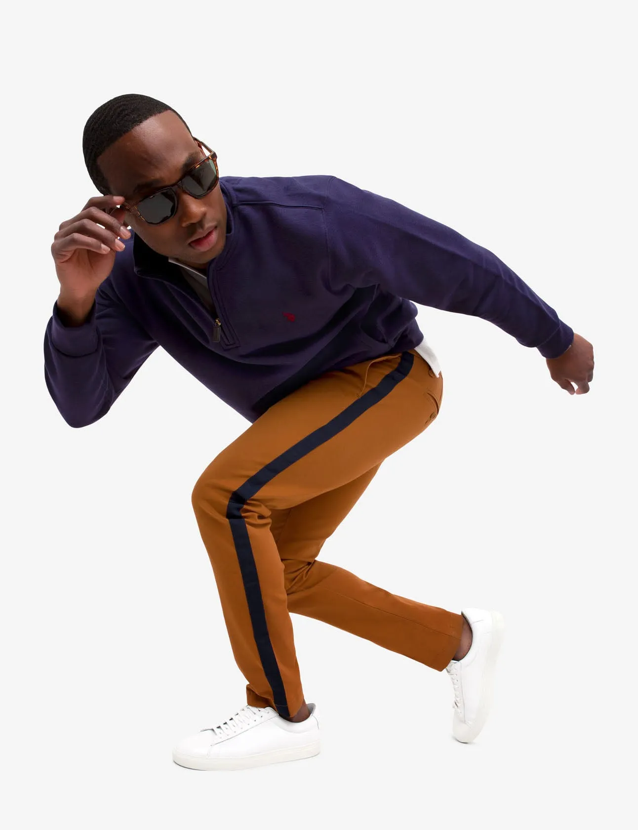 SKINNY SIDE TAPE CHINOS