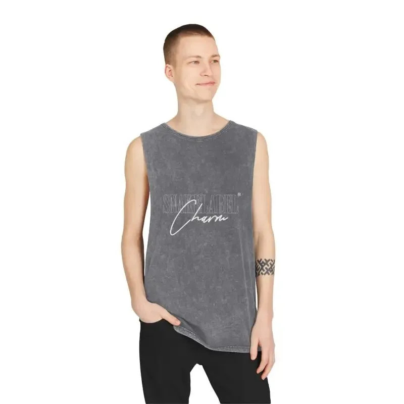 Unisex Stonewash Tank Top: 100% Pre-Shrunk Cotton, Lightweight & Stylish
