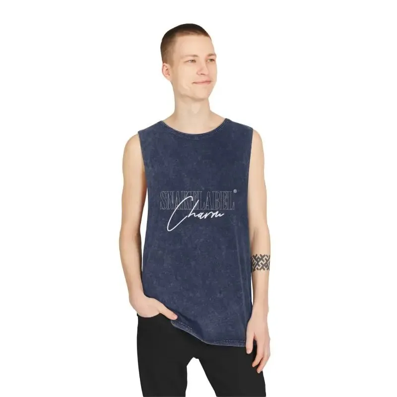 Unisex Stonewash Tank Top: 100% Pre-Shrunk Cotton, Lightweight & Stylish