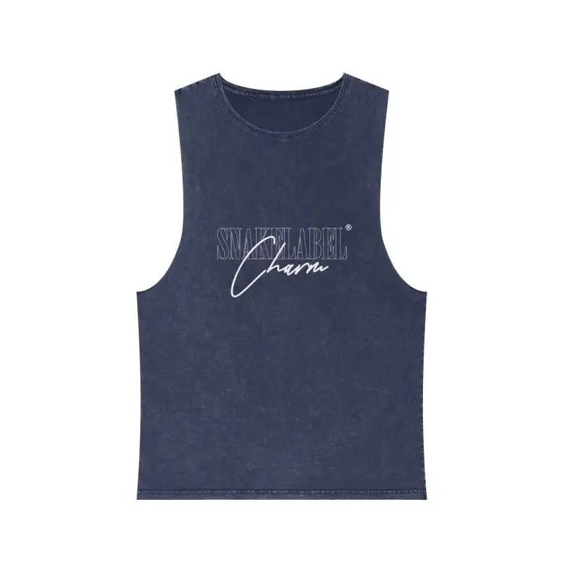 Unisex Stonewash Tank Top: 100% Pre-Shrunk Cotton, Lightweight & Stylish