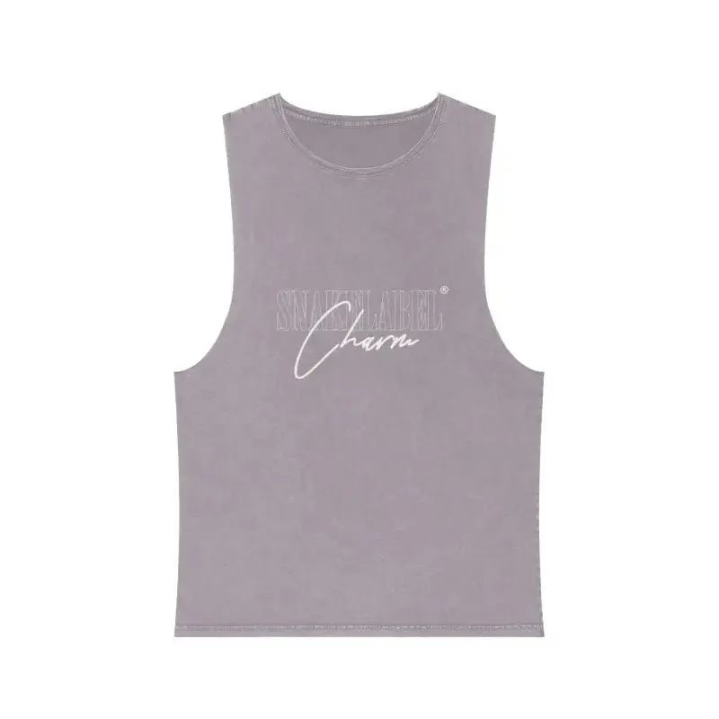 Unisex Stonewash Tank Top: 100% Pre-Shrunk Cotton, Lightweight & Stylish