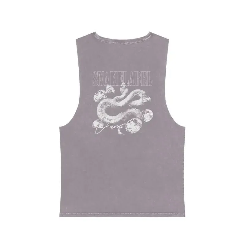 Unisex Stonewash Tank Top: 100% Pre-Shrunk Cotton, Lightweight & Stylish