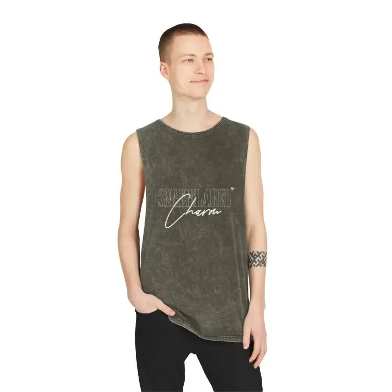 Unisex Stonewash Tank Top: 100% Pre-Shrunk Cotton, Lightweight & Stylish